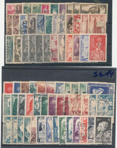 Luxembourg France Mid Used (Apx 500+ Stamps) EP1020