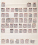 Great Britain QV 1d Lilac Red Used (Apx 340 Items) EP125