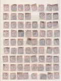 Great Britain QV 1d Lilac Red Used (Apx 340 Items) EP125