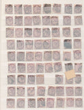 Great Britain QV 1d Lilac Red Used (Apx 340 Items) EP125
