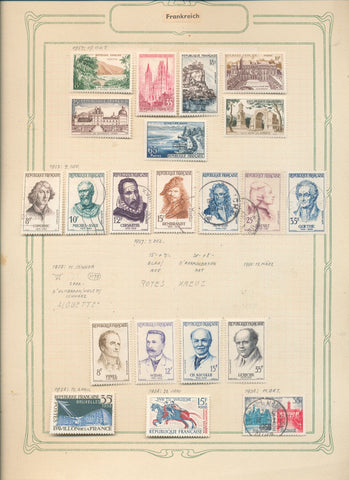 France Mid Period  MNH MH  Used Collection (300+) EP726
