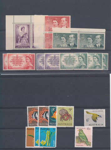 Australia GVI/QE MH MNH Collection(Apx 195+ Stamps) EP924