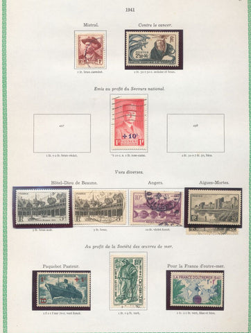 France 1941/43 Used MH MNH Collection (Apx 220+ Items) EP667