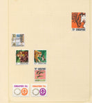 SINGAPORE Malaya GVI/QE Used MH To $5 Collection (145+Items) UK2192