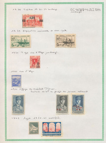 French Cols. Postes Algerie Used MH (Apx 90+ Items) EP563