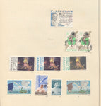 Philippines Mid Period M&U Collection on Pages (Apx 150+Items) UK3257