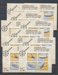 Norway 1980 Aviation Zeppelin Mini Sheet MNH x 10 UK68