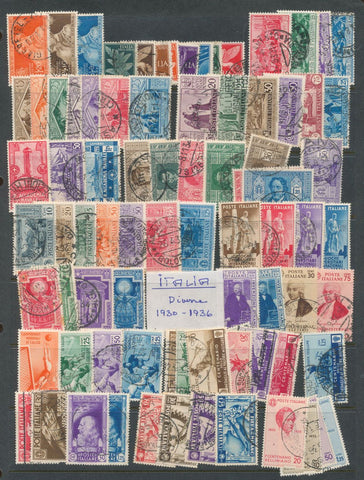Italy 1930/36 Used MH (150+ Items) EP460
