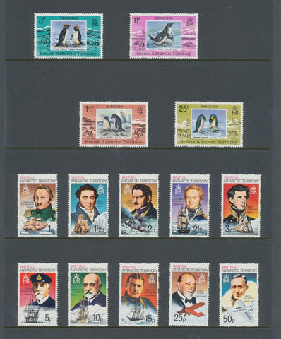 BAT MNH Collection Penguins Transport (57 Stamps) UK2134