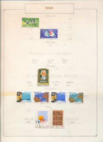Portugal 1970s Used MH MNH (Apx 180+) EP717