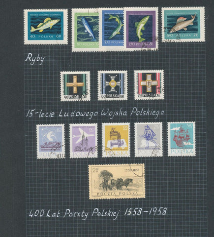 Poland Mid Period Used Airs Flowers Sport Wildlife(90+Stamps) UK2136