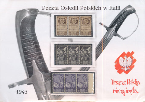 Polish Forces Italy 1945 MNH (9 Stamps) CP3241