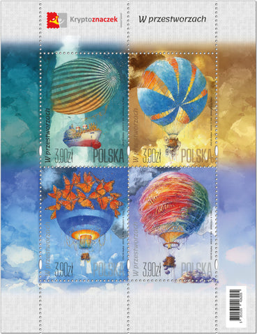 POLAND 2023 MNH Mini Sheet Aviation (4 stamps) BLK108