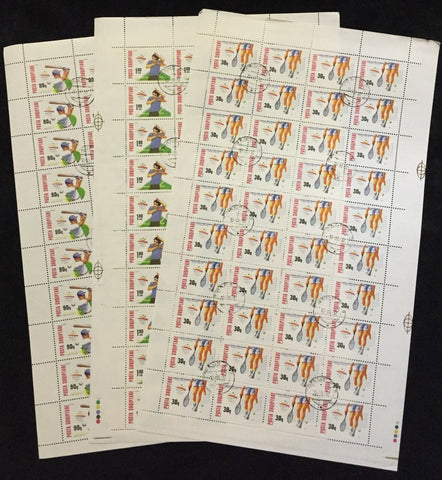 ALBANIA 1992 Olympic Games Sport Set in Sheets Used (120 Stamps) AL25