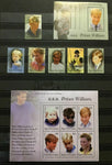 Papua New Guinea Prince William Royalty MNH+Sheets(8 Items)PAP162a