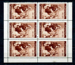 France St Angele Religion 4th Centenary Poster Label Block MNH (NT 5858s