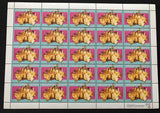PAPUA 2004 Head dress.5 Values x 25 MNH.(125 Stamps)  Pap256
