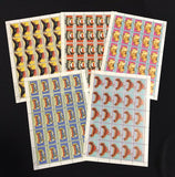 PAPUA 2004 Head dress.5 Values x 25 MNH.(125 Stamps)  Pap256