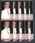 LADY DIANA NIGER 1997 Flowers Tiara MNH Minisheets 10x [D163]
