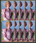 LADY DIANA NIGER 1997 Young Pink dressMNH Minisheets 10x [D154]