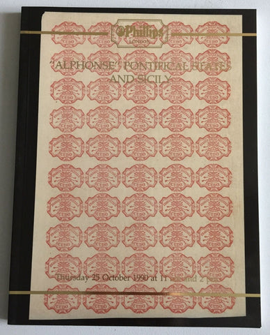 Italy Pontificial States Alphonse 1990 Phillips Colour Auction Catalogue La212