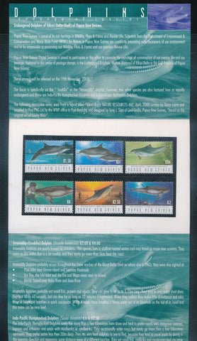 PAPUA NEW GUINEA 2003 DOLPHINS SET Wildlife MNH PACK(Pap61)