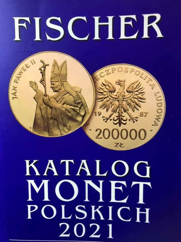 Fischer Poland Polska 2021 COINS Monet Colour New Catalogue (320 Pages)