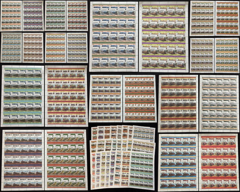 ST VINCENT TRAINS SHEETS MNH x 24(1200 Stamps) BLK05