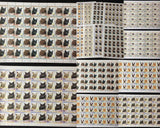 TUVALU CATS Sheets x 8 MNH(400 Stamps) (BLK20)