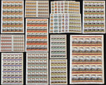 TUVALU Trains Locomotives Sheets x 12 MNH(600 Stamps) BLK58