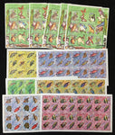 Niue Nicaragua Burundi Cooks Polynesia Sheets (1000s Stamps) 3,2kg MNH EP391