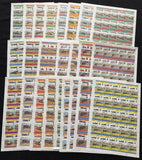 ST VINCENT Grenadines TRAINS Locomotives Sheets x 24 MNH(1200 Stamps) BLK13