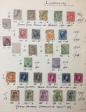 Luxembourg Used MH Early/Mid Collection(Apx 180 Items) Incl.Welfare EP789