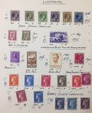 Luxembourg Used MH Early/Mid Collection(Apx 180 Items) Incl.Welfare EP789