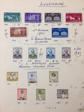 Luxembourg Used MH Early/Mid Collection(Apx 180 Items) Incl.Welfare EP789