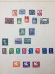 Estonia 1919/30s Used MH Collection on Pages(Apx 60 Items)EP795