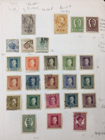 Austria Old MH Used BOB Collection(Apx 250 Items) MH EP798