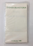 SWEDEN 1980 Cars Transport Sheet Unused x50( UK3020