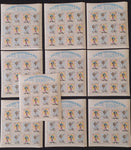 POLAND 1968 Air Balloons Mini Sheets Used x 10 /BLK101