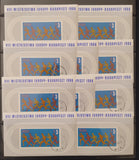POLAND 1966 Runners Sport Mini Sheets Used x 10 BLK103