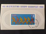 POLAND 1966 Runners Sport Mini Sheets Used x 10 BLK103