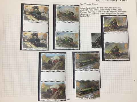 Great Britain 1985/86 MNH Collection (Apx 60 Items) UK3140