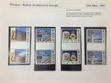 Great Britain 1987/88 MNH Collection  (Apx 60 Items) UK3141