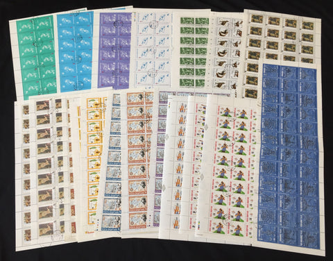ALBANIA 1980s/90s Used Wildlife Flowers Art Sport Ships WWF (832 stamps) ALBig