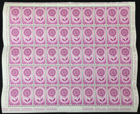 Belgium Liechtenstein Italy Sheets Europa MNH x 8 EP1287