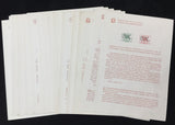 ITALY 1969/71 Posty Office Sheets (23 Items) EP1332