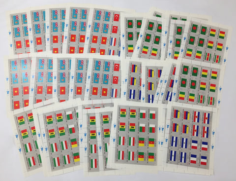 United Nations Flags Sheets x 40 MNH UK3203