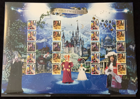 GB 2008 CHRISTMAS Smiler Sheet MNH (Apr1479