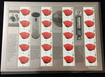 GB 2008 Royal Mail Straight of Limb Flowers Smiler Sheet MNH (Apr1480