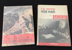 French France Mussolini War Hitler Books x 2 R.Cartier+Illustrations ZK2172